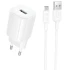 МЗП Borofone BA102A Pudding QC3.0 (1USB-A) + кабель USB to MicroUSB – White. Фото 1 з 4
