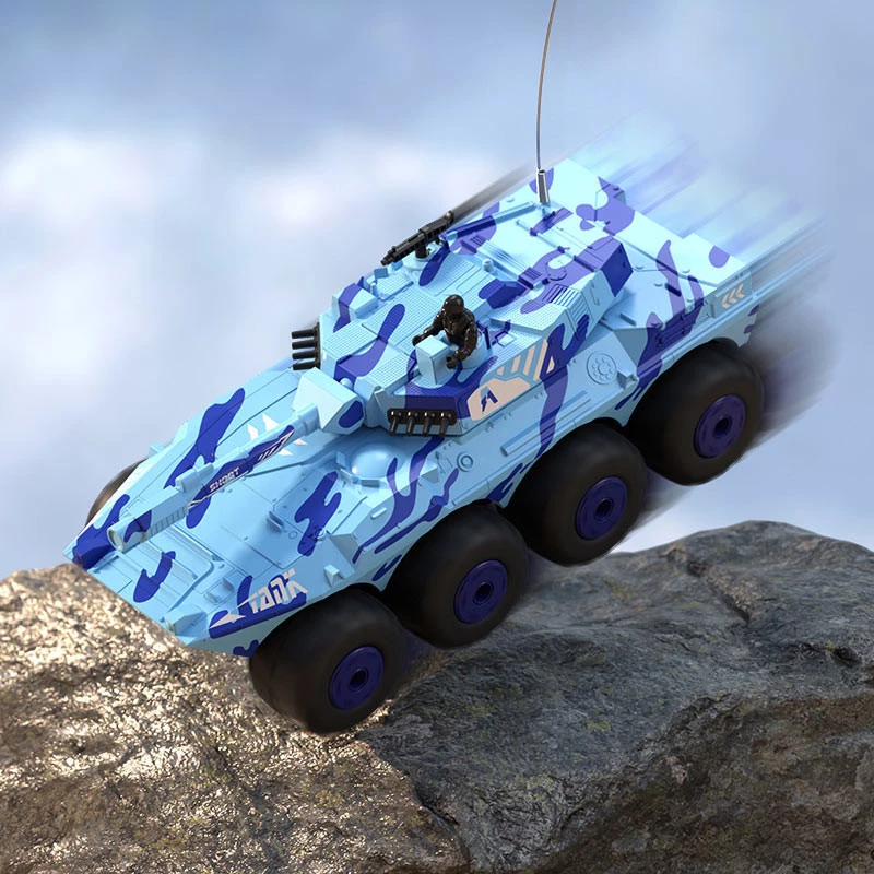 Бронетранспортер-амфібія на радіокеруванні SCHE Y1802 – Blue. Фото 4 з 8