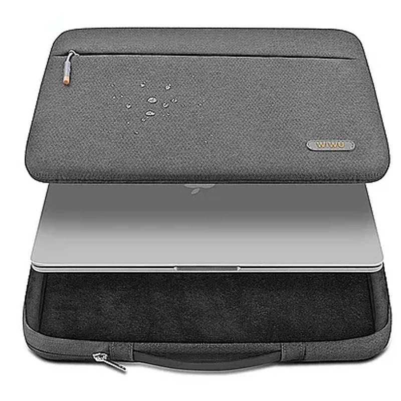 Сумка для ноутбуку WIWU Pilot Sleeve 15.6" – Серый. Фото 4 из 5