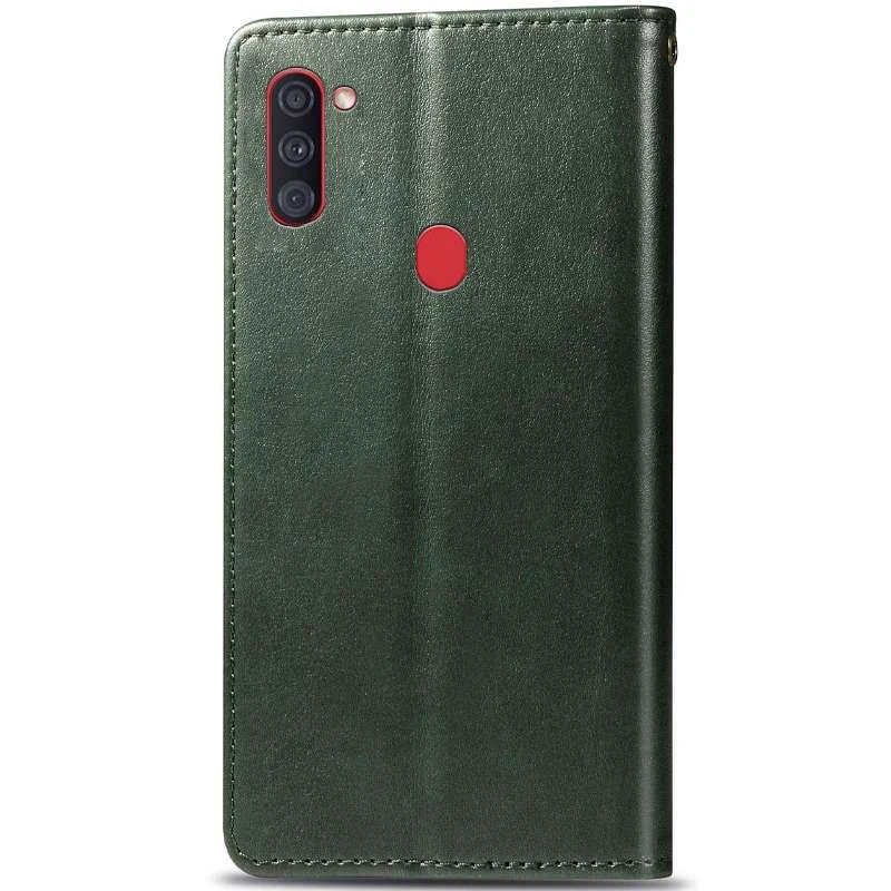 Чехол-книжка GETMAN Gallant  для Samsung Galaxy A11 – Зеленый. Фото 3 из 4