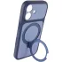Чехол Ummi Full Camera with Magnetic Fit HQ Ring для Apple iPhone 17 (6.3") – Синий / Navy Blue. Фото 5 из 8