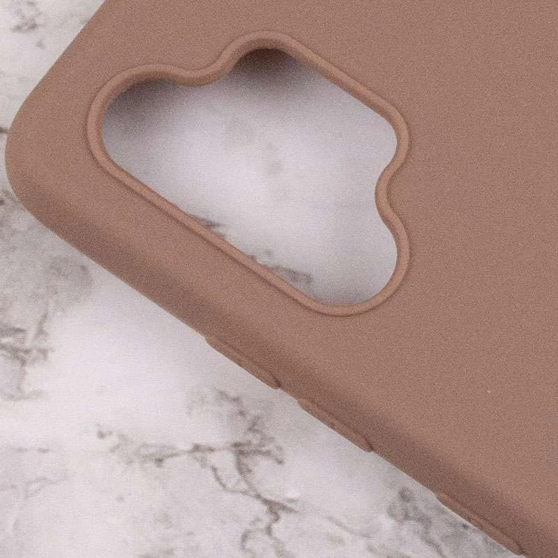 Цветной силиконовый чехол для Samsung Galaxy A34 5G – Коричневый. Фото 3 из 4