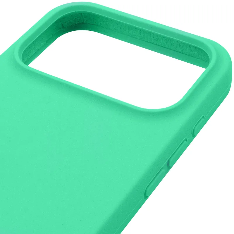 Чехол Silk Full Protective (AA) NO LOGO для Apple iPhone 17 Pro (6.3") – Зеленый / Spearmint. Фото 4 из 5