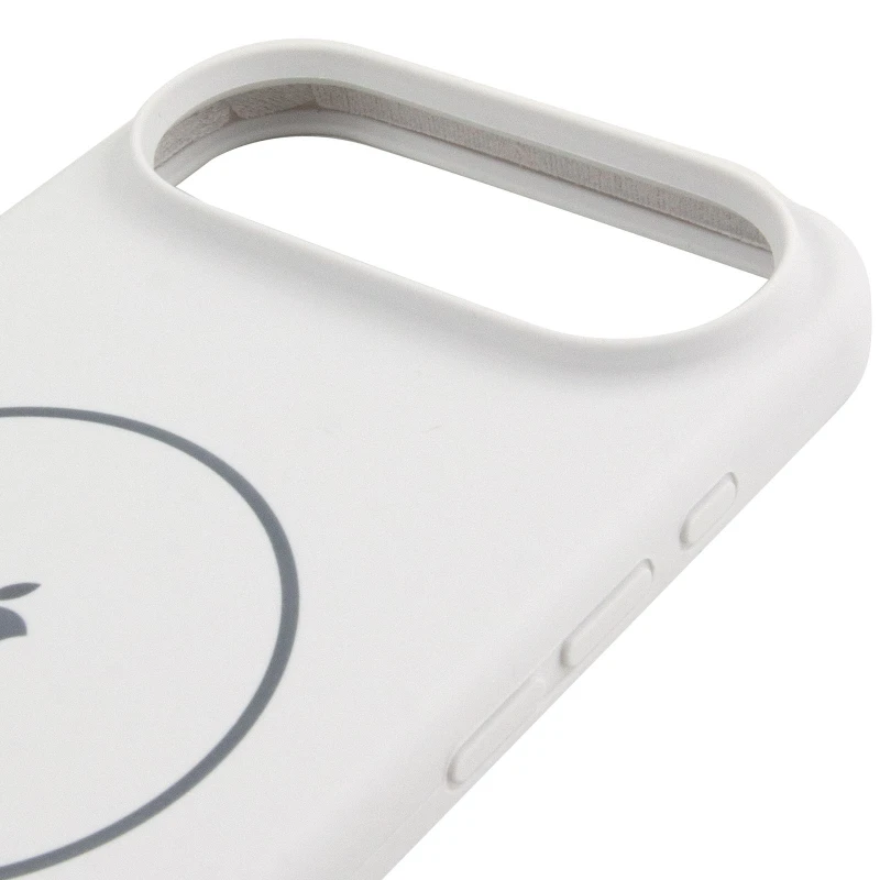 Чохол Silicone Case Full Protective (AA) V2 with MagSafe для Apple iPhone 17 Air (6.5") – Білий / White. Фото 8 з 11