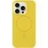 Чехол Silicone Armor Max не logo with MagSafe для Apple iPhone 15 Pro (6.1") – Желтый / Yellow. Фото 1 из 1