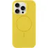 Чехол Silk Full Protective (AA) NO LOGO with Magnetic Fit для Apple iPhone 13 Pro (6.1") – Желтый / Yellow. Фото 1 из 1