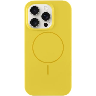 Чохол Silk Full Protective (AA) NO LOGO with Magnetic Fit для Apple iPhone 15 Pro (6.1") — Жовтий / Yellow