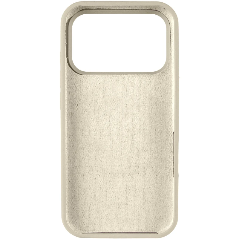 Чохол з закритим низом Silicone Case на Apple iPhone 17 Pro Max (6.9") – Бежевий / Antigue White. Фото 5 з 7