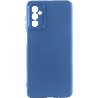 Чехол Silicone Case Lakshmi с закрытой камерой для Samsung Galaxy A24 4G — Синий / Iris