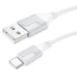 Дата кабель Borofone BX101 Creator USB to Type-C 3A (1m) – White. Фото 3 из 4