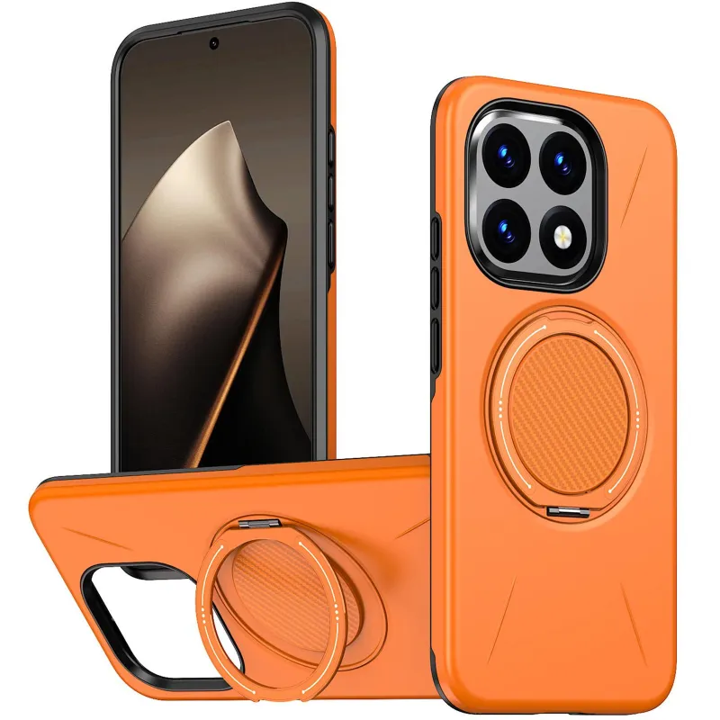 TPU+PC чохол Kalebol Magnetic Case для Xiaomi 15T – Orange. Фото 2 з 3