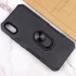 Протиударний чохол Military з підставкою-кільцем на Xiaomi Redmi 9A – Чорний. Фото 8 з 8