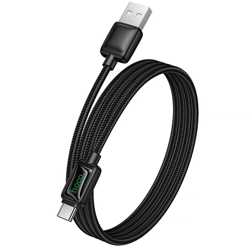 Дата кабель Hoco U146 Mundo USB to Type-C 36W (1.2m) – Black. Фото 6 из 6