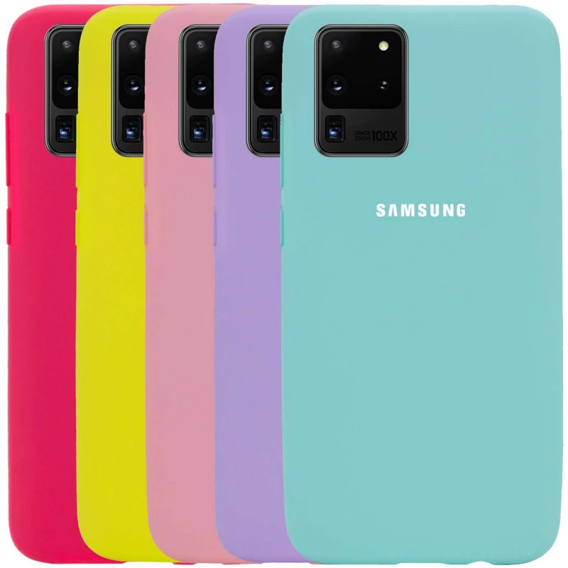 

Чохол Silicone Case з закритим низом на Samsung Galaxy S20 Ultra