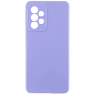Чехол Silicone Case Lakshmi Premium з закритою камерою на Samsung Galaxy A52 4G / A52 5G — Сиреневый / Dasheen