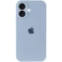 Чехол Silicone Case с защитой камеры для Apple iPhone 16 – Голубой / Sweet Blue. Фото 3 из 8