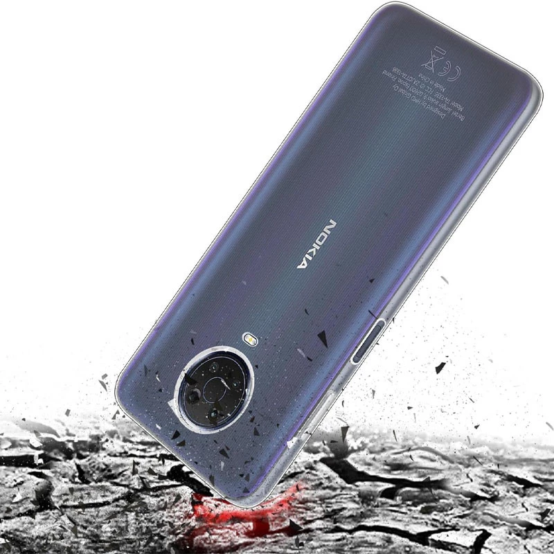 Ультратонкий силіконовий чохол 1мм на Nokia G20 / G10 / 6.3 – Безбарвний (прозорий). Фото 6 з 7