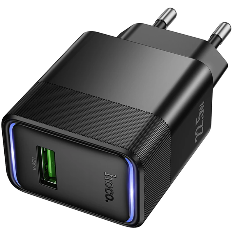 СЗУ Hoco CS111A Lounge PD22.5W (1USB-C) – Black. Фото 2 из 4