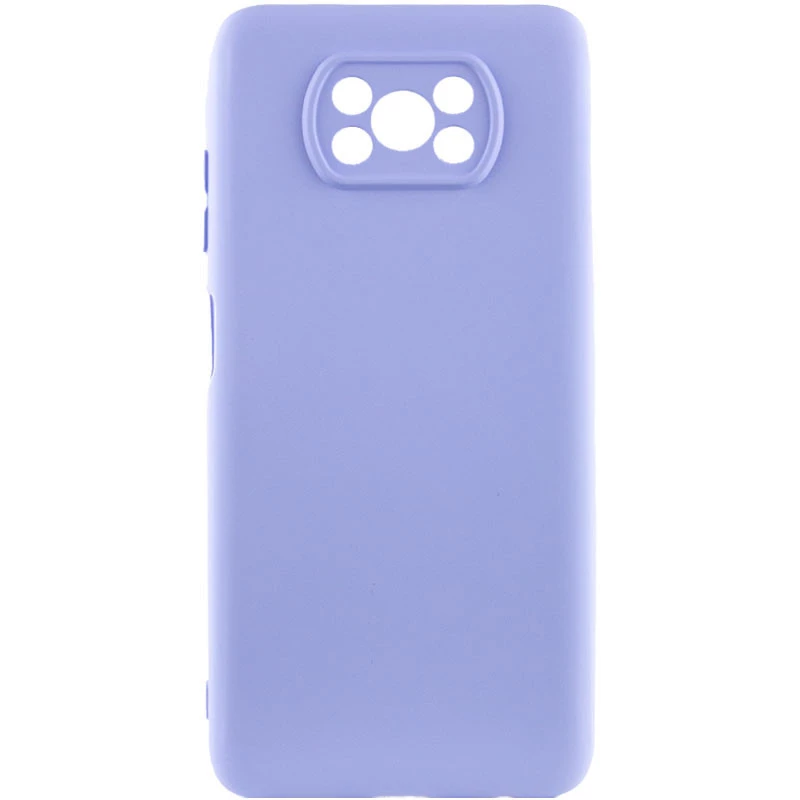 

Чехол Silicone Case Lakshmi Premium з закритою камерою на Xiaomi Poco X3 NFC / Poco X3 Pro (Сиреневый / Dasheen), Бузковий / dasheen