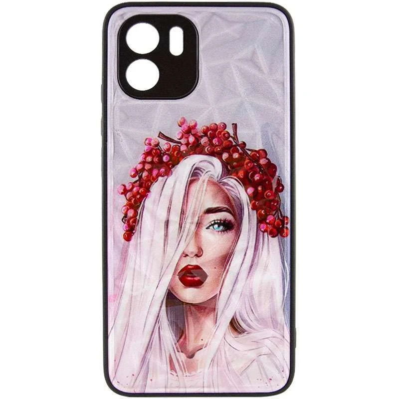 Стеклянный чехол Prisma Ladies на Xiaomi Redmi A1 / A2 – Ukrainian Girl. Фото 3 из 5