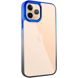 Силиконовый чехол фреш для Apple iPhone 11 Pro (5.8") — Черный / Синий