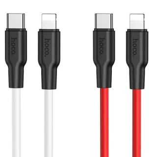 Дата кабель Hoco X21 Plus Silicone Type-C to Lightning (1m) фото 1 з 1