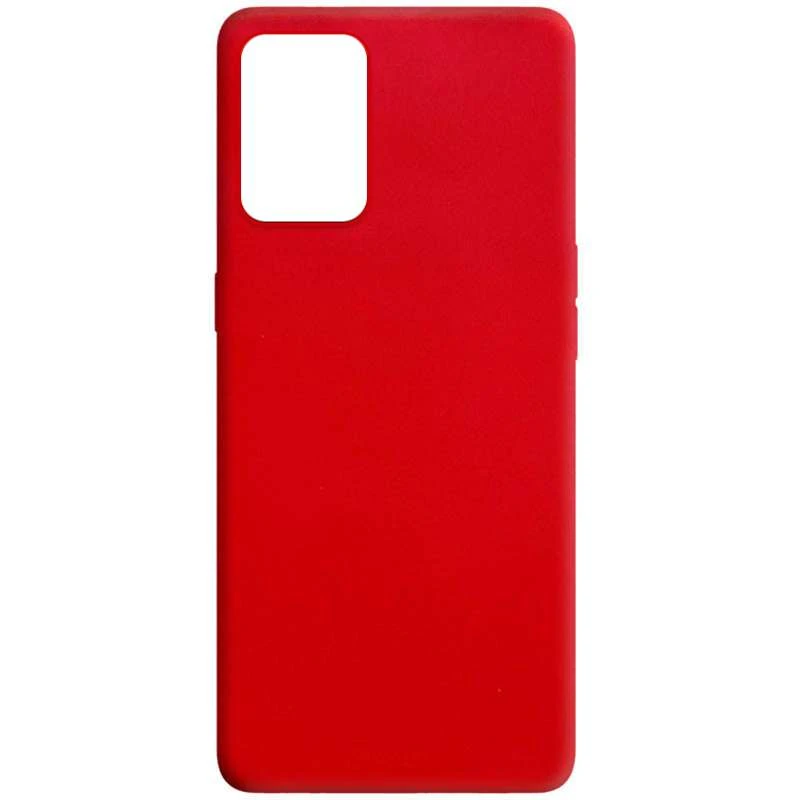 

Кольоровий силіконовий чохол на Oppo A74 4G (Червоний)