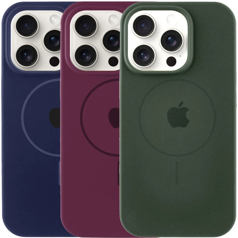 Чохол Silicone Case Full Protective (AA) V2 with MagSafe для Apple iPhone 12 (6.1") фото 2 з 2