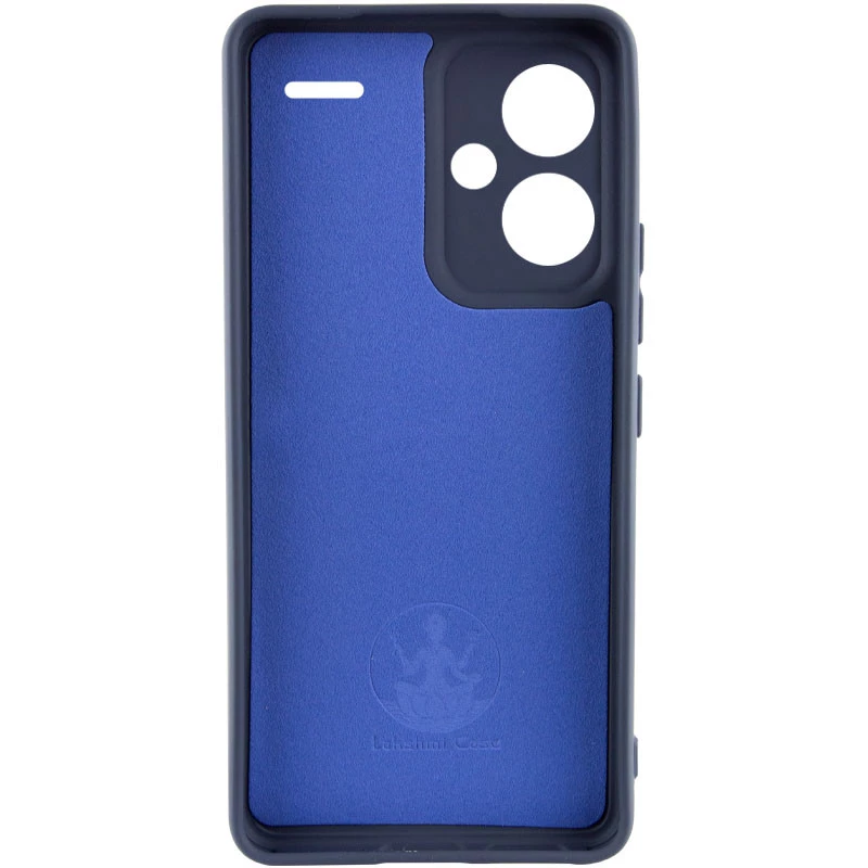 Чохол Silicone Case Lakshmi з закритою камерою на Xiaomi Redmi Note 13 Pro+ – Синій / Midnight Blue. Фото 4 з 6