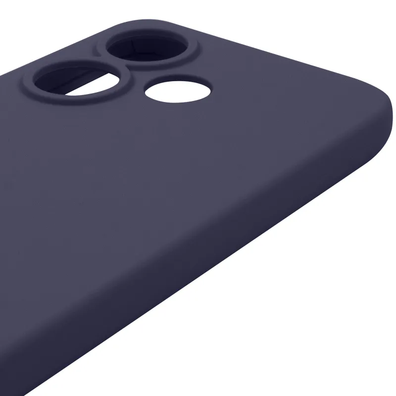 Чехол Silicone Case Lakshmi Premium з закритою камерою на Xiaomi Poco M6 4G – Темно-синий / Midnight blue. Фото 7 из 8