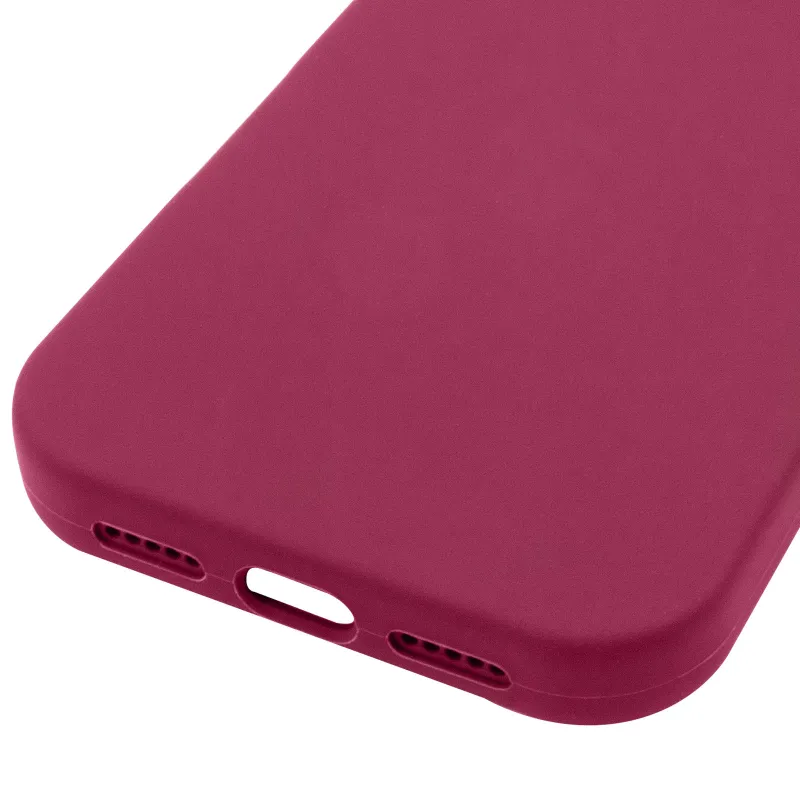 Чехол Silk Full Protective (AA) NO LOGO для Apple iPhone 17 Pro (6.3") – Бордовый / Maroon. Фото 6 из 6