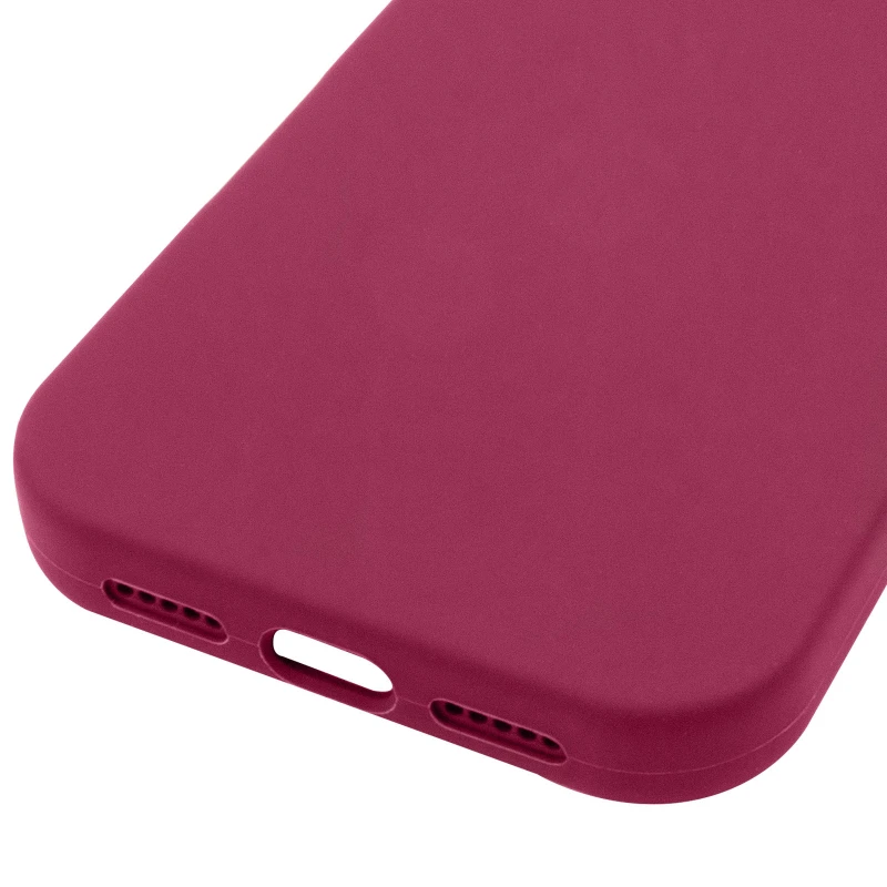Чохол з закритим низом Silicone Case на Apple iPhone 17 Pro Max (6.9") – Бордовий / Maroon. Фото 6 з 6