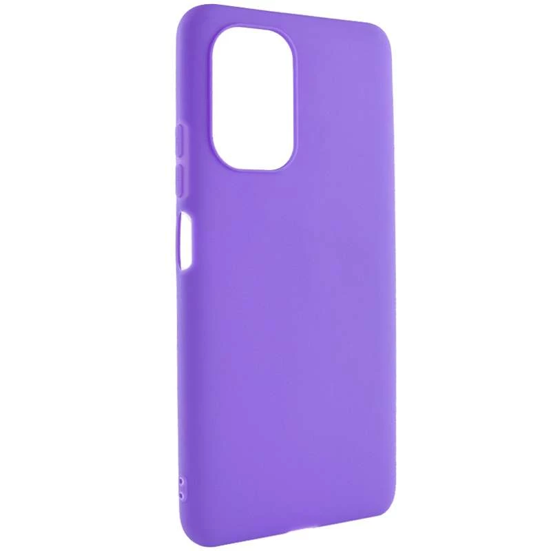 Кольоровий силіконовий чохол на Xiaomi Redmi K40 / K40 Pro / K40 Pro+ / Poco F3 – Бузковий. Фото 4 з 8