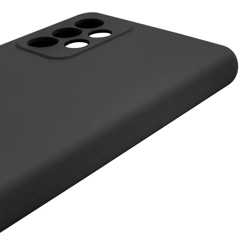 Чехол Silicone Case Lakshmi Premium з закритою камерою на Samsung Galaxy A52 4G / A52 5G – Черный / Black. Фото 12 из 16