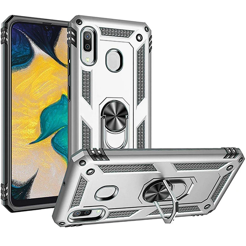 Протиударний чохол Serge Ring з кільцем на Samsung Galaxy A20 / A30 фото 8 з 8