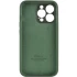 Чехол Silicone Case с защитой камеры для Apple iPhone 15 Pro (6.1") – Зеленый / Cyprus Green. Фото 2 из 4