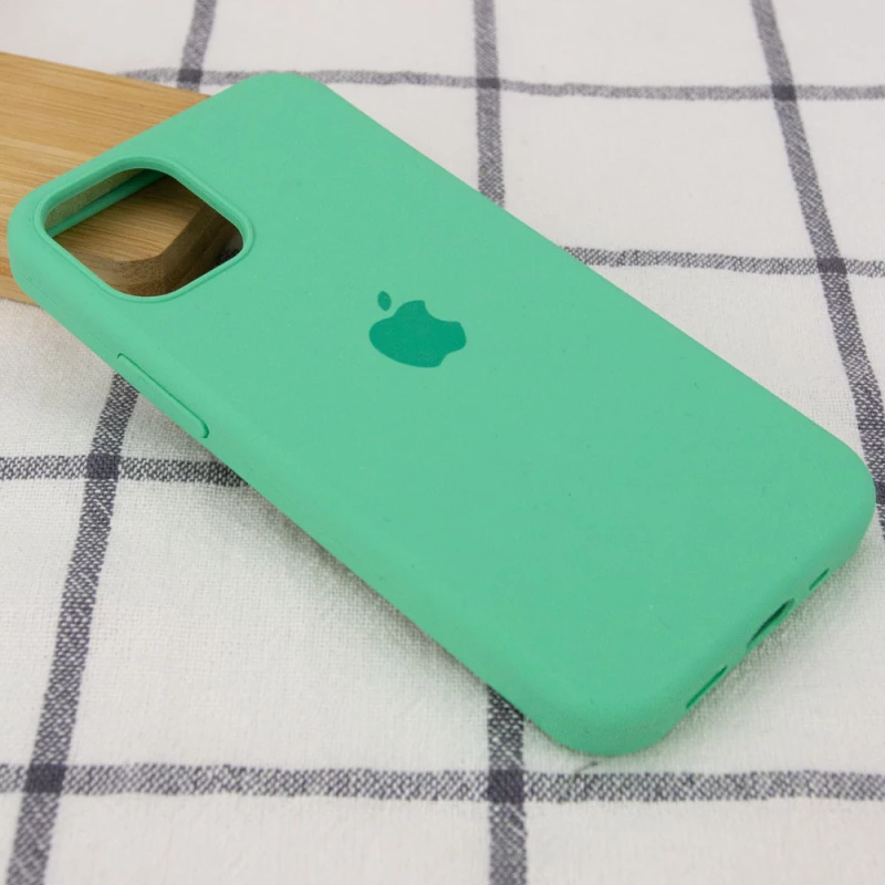 Чехол Silicone Case с закрытым низом для Apple iPhone 14 Pro Max (6.7") – Зеленый / Spearmint. Фото 3 из 9
