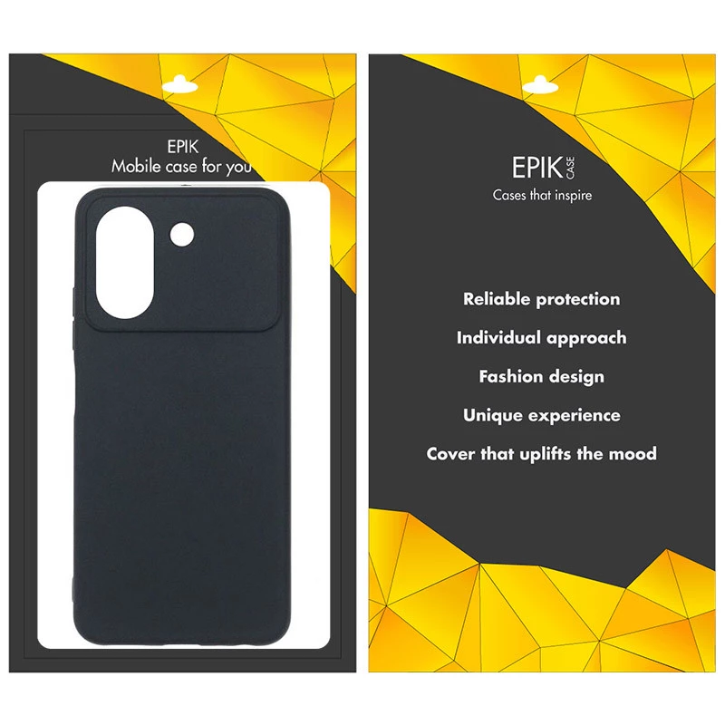 Чёрный силиконовый чехол Epik для ZTE Blade A54 4G – Черный. Фото 4 из 4