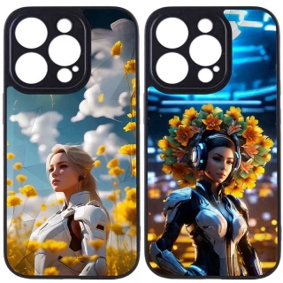 Стеклянный чехол Prisma Ladies на Apple iPhone 15 Pro Max (6.7") фото 1 из 3