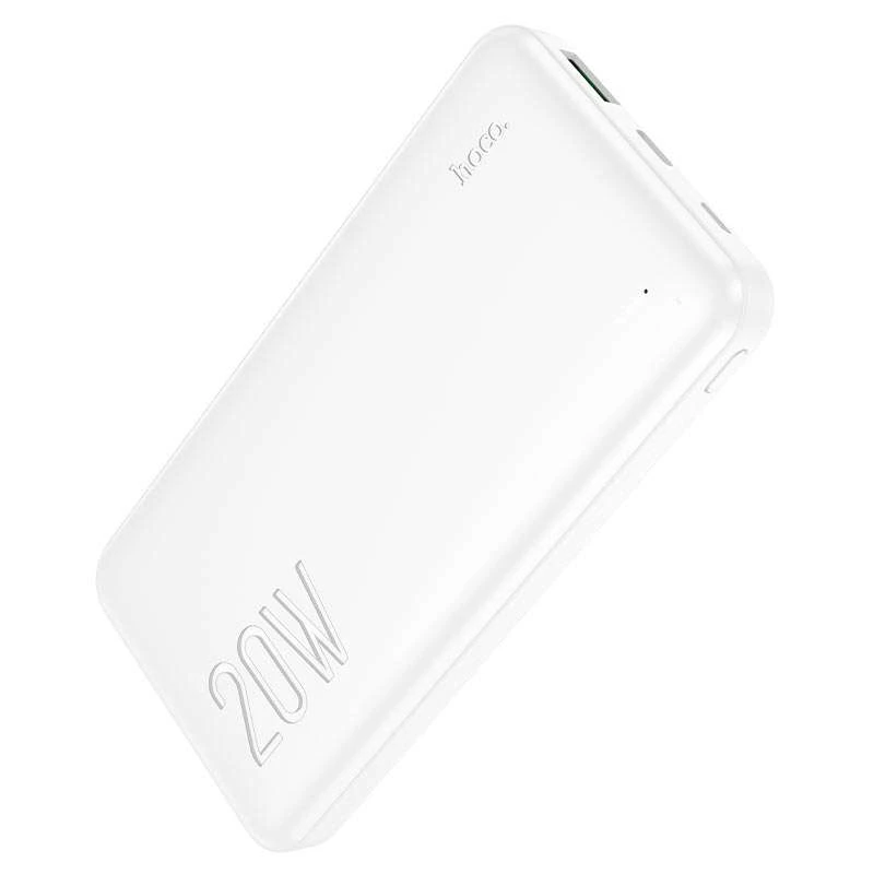 

Портативное зарядное устройство Power Bank Hoco J87 Tacker PD20W+QC3.0 10000 mAh (Белый), Білий