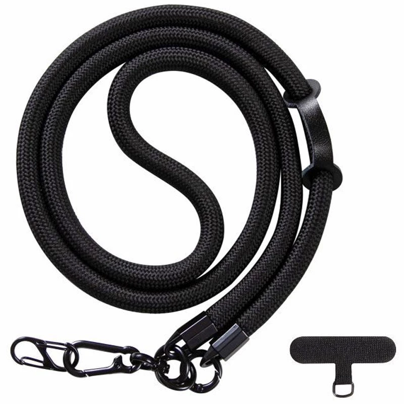 Шнурок (10мм) 120см – Black. Фото 2 з 2