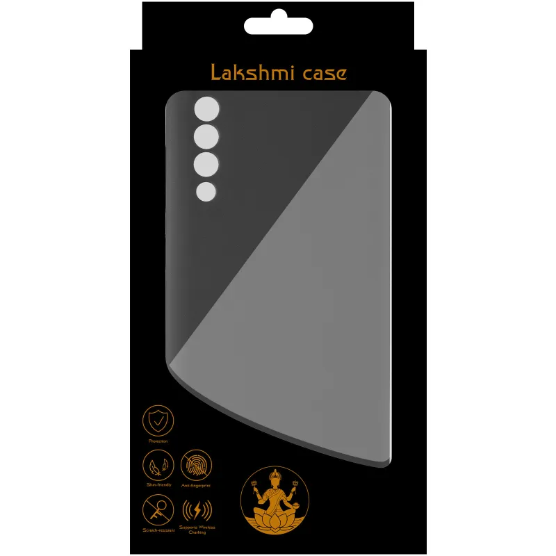 Чохол Silicone Case Lakshmi Premium із закритою камерою для Samsung Galaxy A50 (A505F) / A50s / A30s – Чорний / Black. Фото 6 з 9