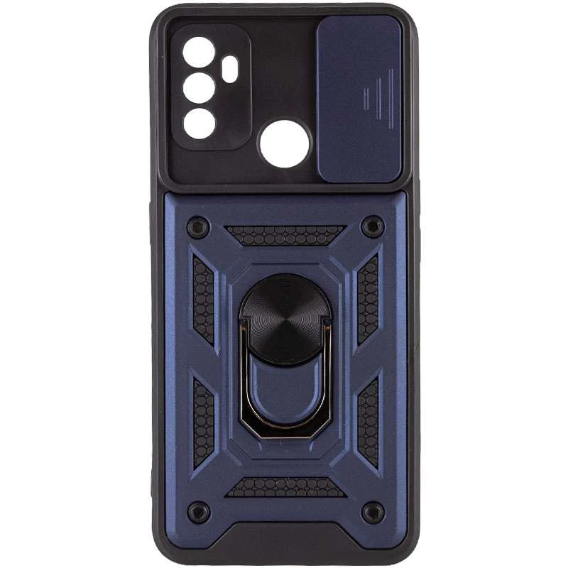 Протиударний чохол Serge Ring з захистом камери на Oppo A53 / A32 / A33 – Синій. Фото 2 з 5