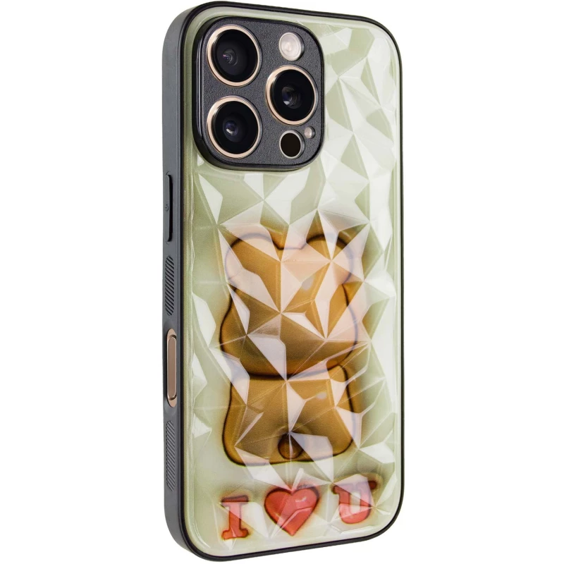 Чехол Prisma Plush для Apple iPhone 16 Pro – Bear. Фото 1 из 9