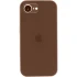 Чохол Silicone Case з захистом камери на Apple iPhone 16e (6.1") – Коричневий / Brown. Фото 1 з 1