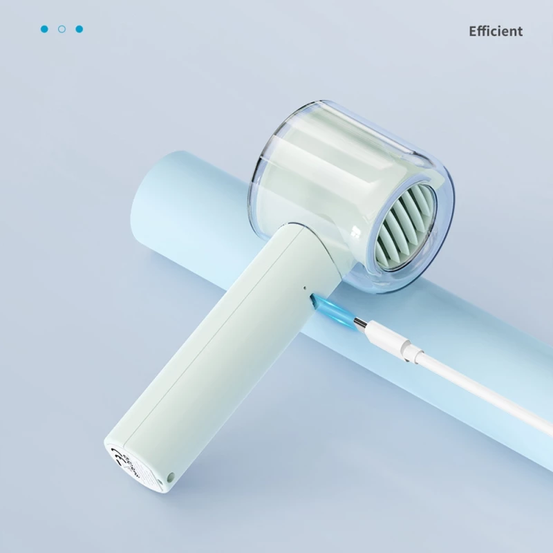 Портативний вентилятор з дисплеєм WIWU WI-FS010 – Green. Фото 2 з 5