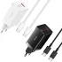 МЗП Baseus GaN5 Pro 65W 2Type-C+USB 100W EU (CCGP12020) фото 2 з 2
