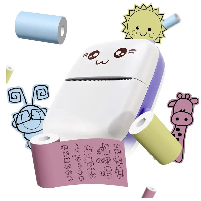 Набір кольорового термопаперу для дитячого фотоаппарата і принтера (3шт) – Mix Color. Фото 3 з 4