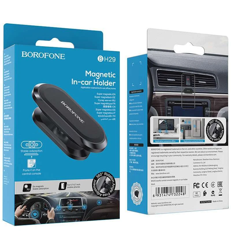Автодержатель Borofone BH29 – Черный. Фото 6 из 8