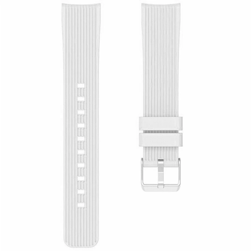 

Ремінець Silicone Stripe для Xiaomi Amazfit/Samsung 20 mm (Білий / White)